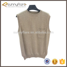 Cashmere sweater vest for men